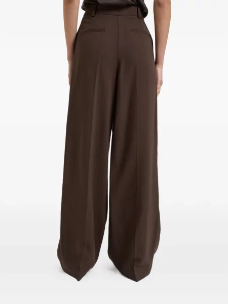 Pantaloni Iro plisate maro