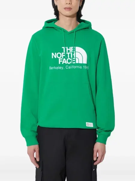 Суичър с качулка The North Face зелено