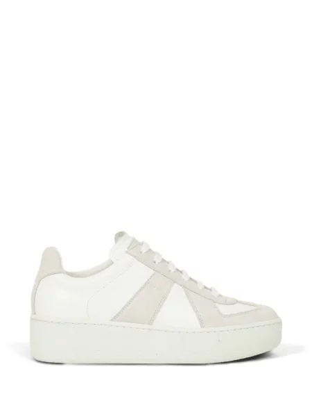 Sneakerși Maison Margiela cu platformă alb