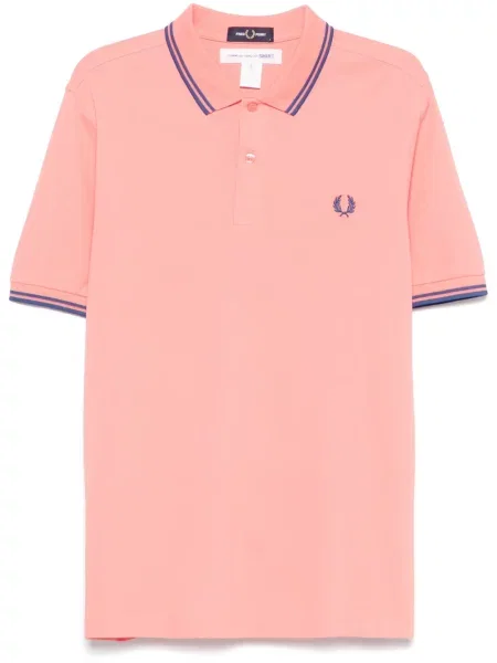 Polo Comme Des Garçons Shirt cu broderie roz