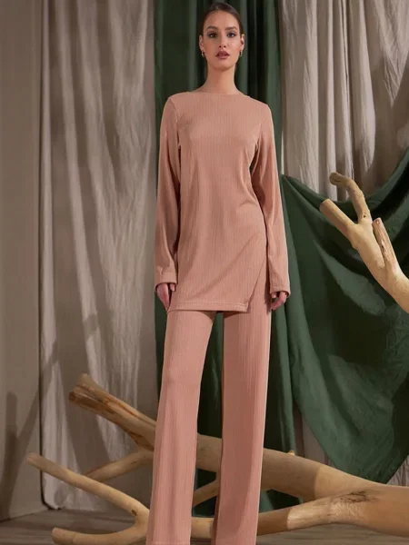 Туніка TrikoBakh бавовна/поліестер коричневий