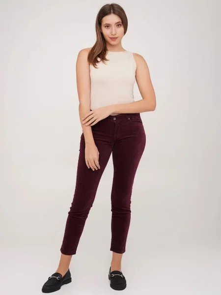 Mustang Jeans Завужені джинси бордовий