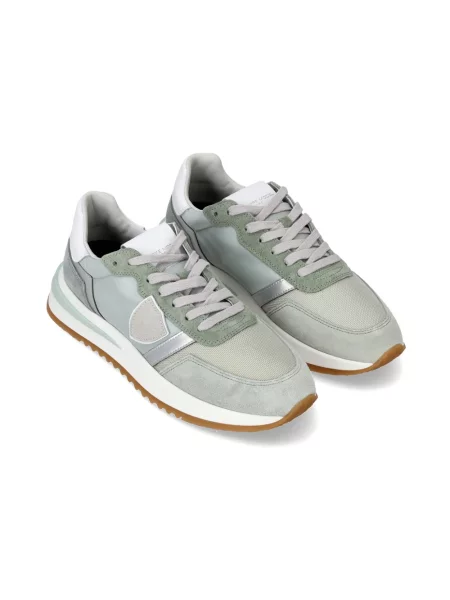 Buty do biegania Philippe Model zamszowe do biegania zielone