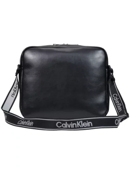 Calvin Klein Geantă de umăr gri închis alb negru