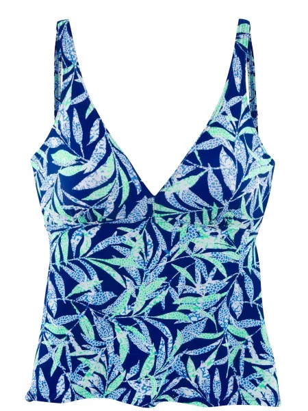 VIVANCE Majica za kopanje brez rokavov / zelena modra