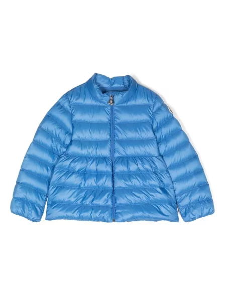 Kurtka dziecięca Moncler Enfant niebieska