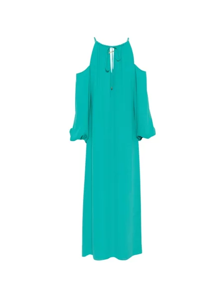 Lung rochie midi Le Rjtange asimetrică verde