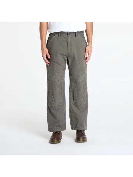 Pantaloni Umbro Shinguard Canvas Pants Dark Olive S kaki