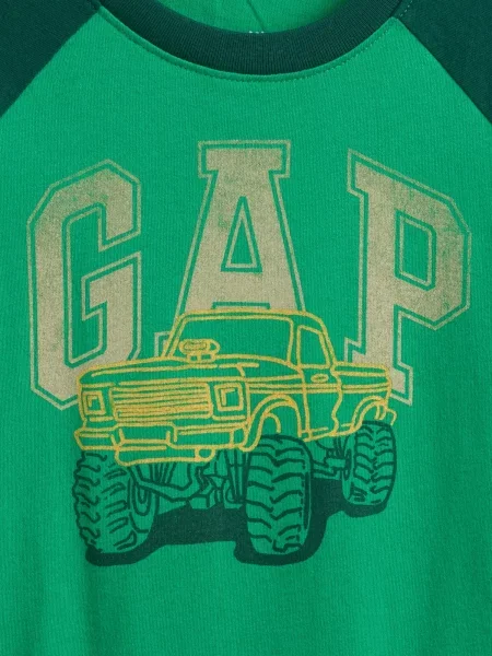 Tricou copii Gap verde