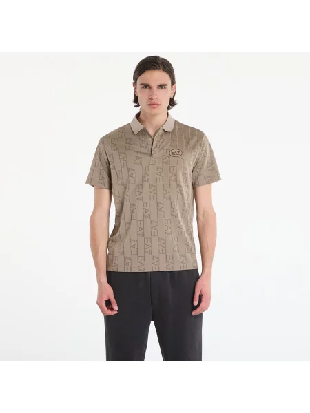 T-shirt Emporio Armani Golf Pro Polo Shirt Fancy Roasted Cashew Logo M