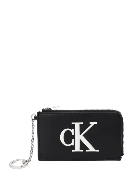 Calvin Klein Portofel BOLD / argintiu negru