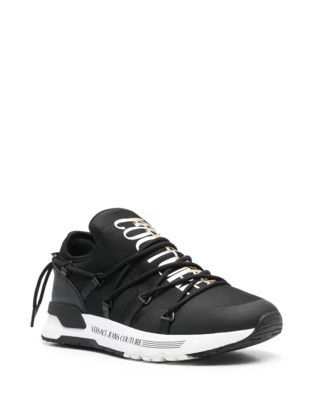 Sneakerși Versace Jeans Couture cu imagine negru