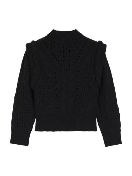 Dzianinowy sweter Hugo czarny