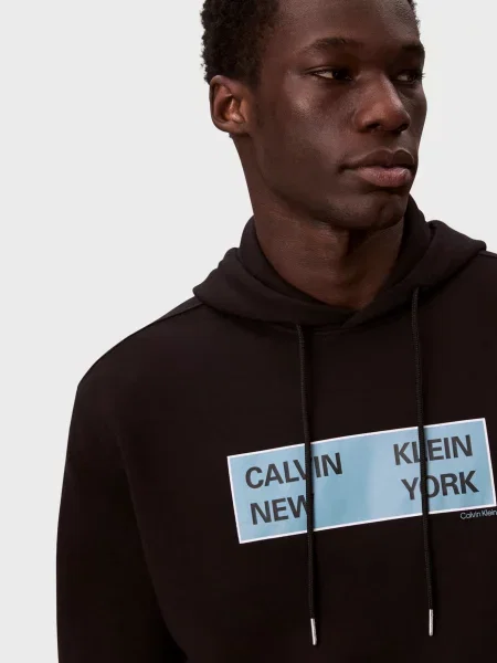 Худи Calvin Klein Jeans черное