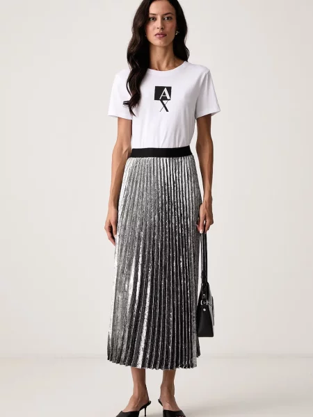 Armani Exchange fustă plisată