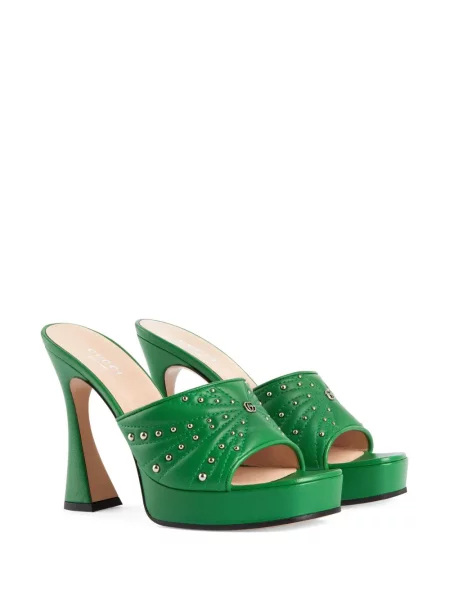 Mulės Gucci žalia