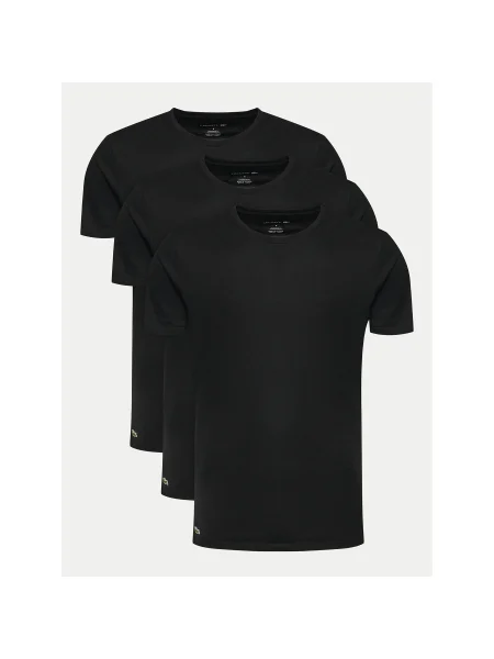 Lacoste 3 db póló Regular Fit fekete