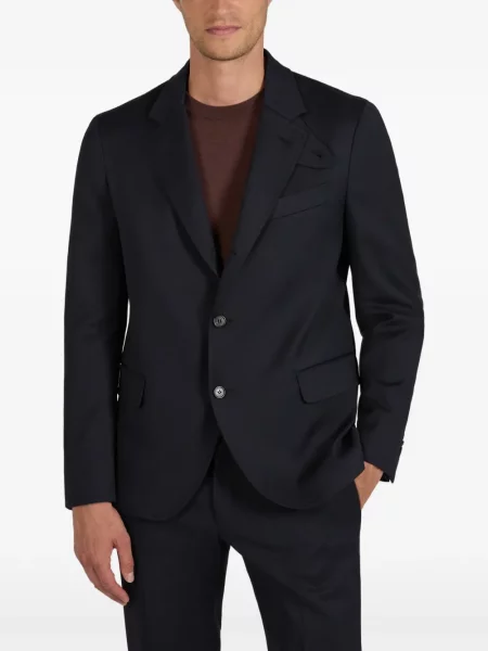 Sacou Slowear din țesătură twill albastru