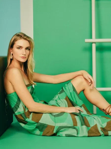 Пляжный сарафан в пол