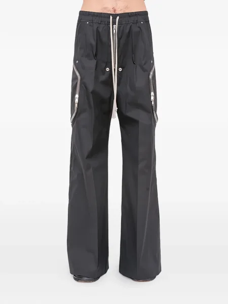 Kalhoty Rick Owens šedé