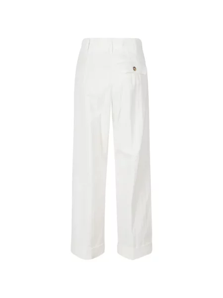 Pantaloni Kiltie alb