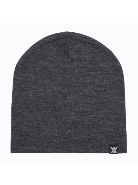 Czapka WOOLCANO MERINO szara