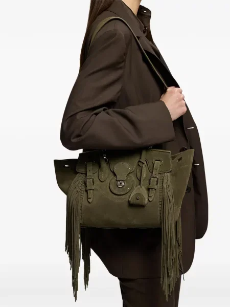 Geantă shopper Ralph Lauren Collection verde