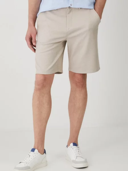 Къс панталон Medicine с меланжов десен бежово