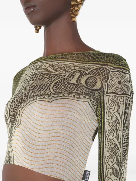 Cropp top Jean Paul Gaultier cu imagine