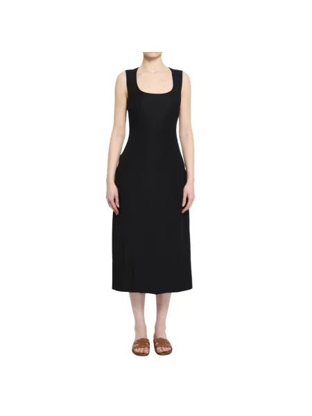 Sukienka midi Jacquemus bez rękawów czarna