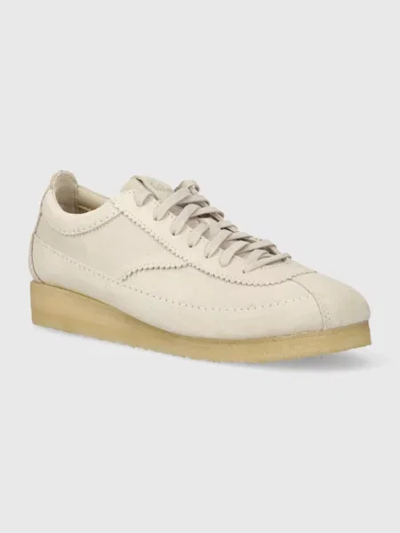 Σουέτ αθλητικά παπούτσια Clarks Originals Wallabee Tor γκρι