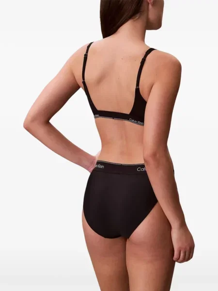 Top Calvin Klein Jeans cu autograf negru