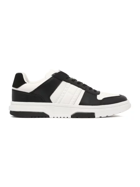 Wielobarwność trampki Tommy Jeans retro czarne