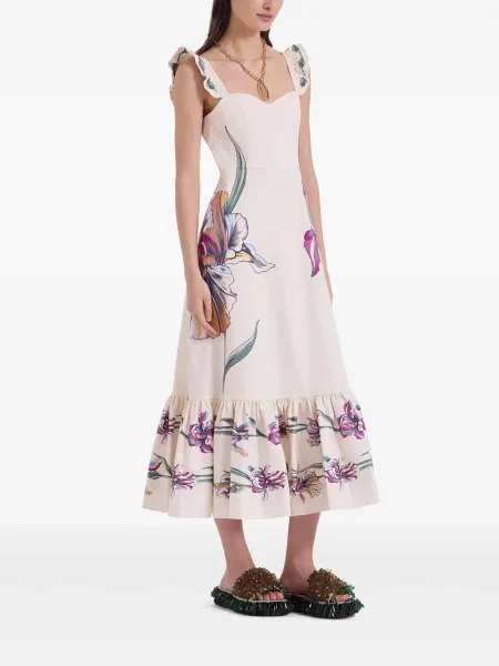 Rochie La Doublej de costum alb