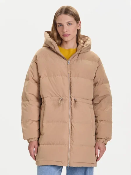 United Colors Of Benetton Пухено яке Бежов кафяво