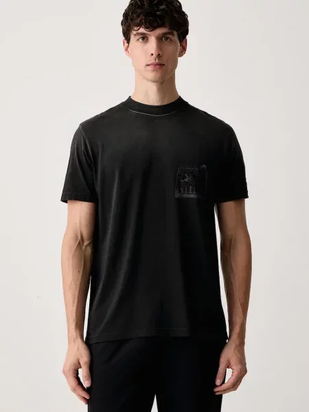 Iceberg tricou pentru bărbați din negru