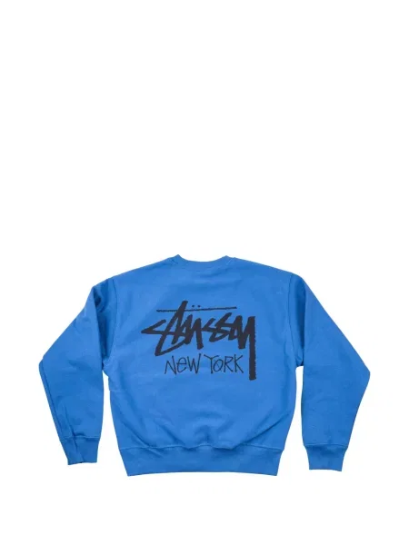 Hanorac crewneck Stüssy albastru