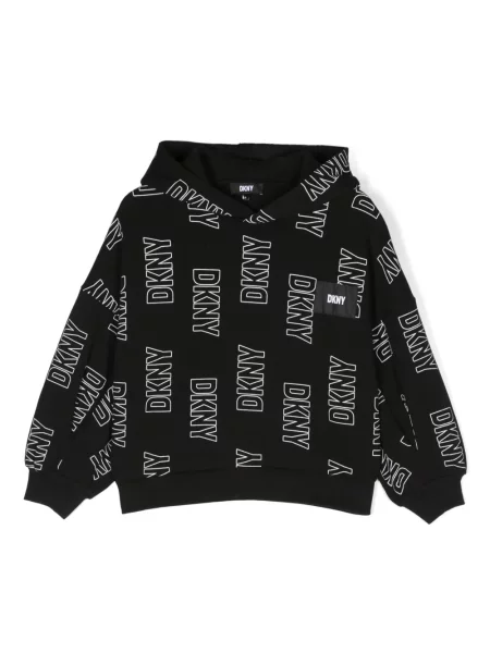 Bluza z kapturem dziecięca Dkny czarna