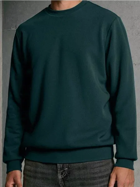 Sinsay Mikina s dlouhým rukávem zelená