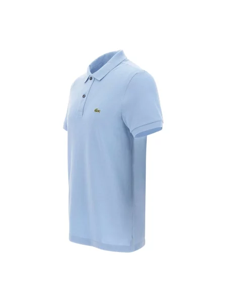 Lacoste Koszulki Mężczyzna L Dopasowana Koszulka Polo Original niebieski