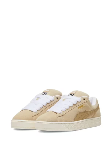 Sneakerși Puma Suede din piele de căprioară bej
