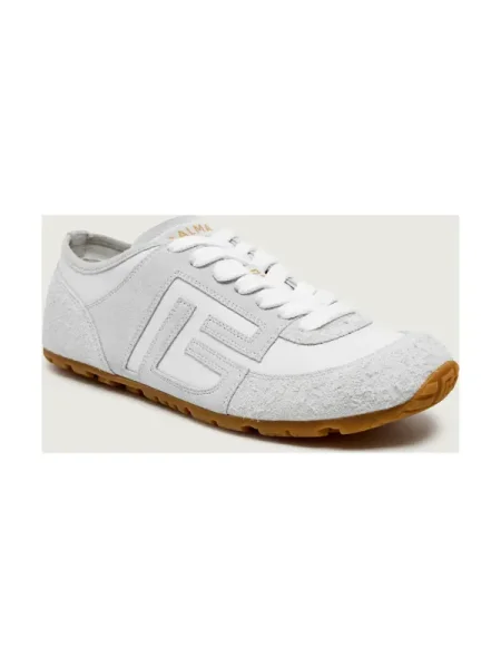 Balmain Sneakers NEW RACER | piele întoarsă gri
