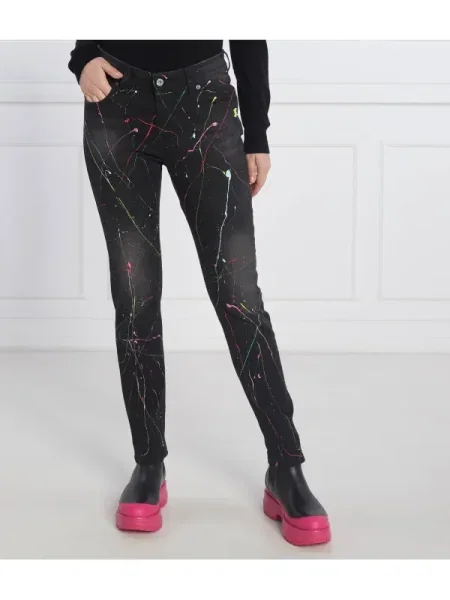 Twinset Actitude Blugi | Skinny fit negru