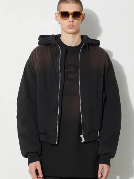 Geacă bărbați de iarnă negru