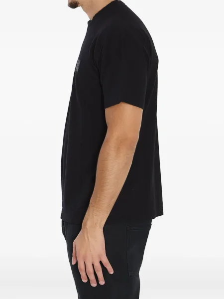 Tricou Stone Island cu strasuri negru