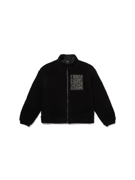 Vans On The Wall Mock Neck Jacket Kobiety Kurtki Vans Size: XXS czarny