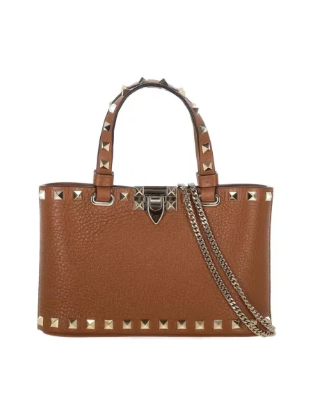 Torebka Valentino skórzana brązowa