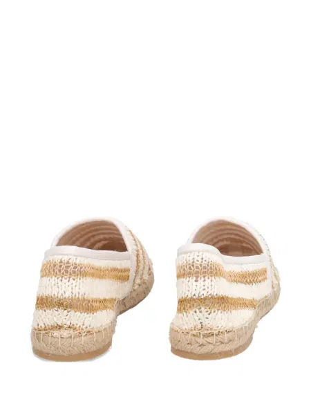 Espadrile Ermanno Scervino cu dungi alb
