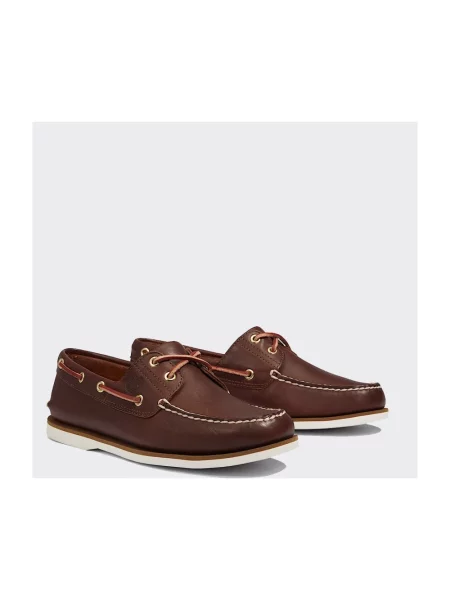 Półbuty Timberland skórzane brązowe