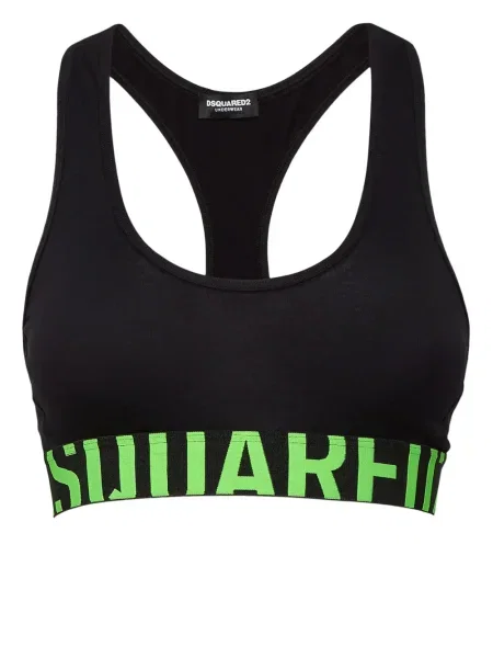 Sutien Dsquared2 cu autograf negru